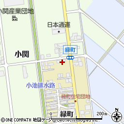 新潟県燕市緑町周辺の地図