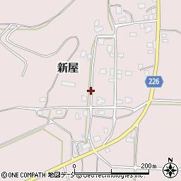 新潟県五泉市新屋326-1周辺の地図