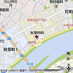 水澤内科医院周辺の地図