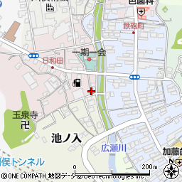 福島民友新聞社川俣支局周辺の地図