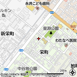 新潟県加茂市栄町7-3周辺の地図