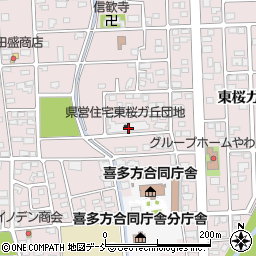 県営住宅東桜ガ丘団地周辺の地図