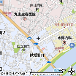 田辺時計店周辺の地図