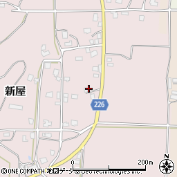 新潟県五泉市新屋273周辺の地図