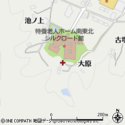 福島県伊達郡川俣町鶴沢大原周辺の地図