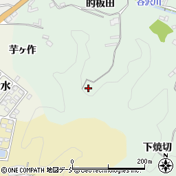 福島県川俣町（伊達郡）飯坂（下谷沢山）周辺の地図