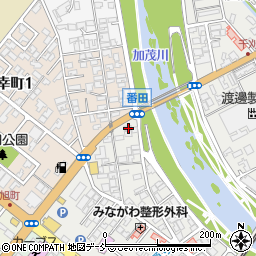 新潟県加茂市番田13-16周辺の地図