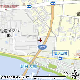六ケ江揚水機場周辺の地図