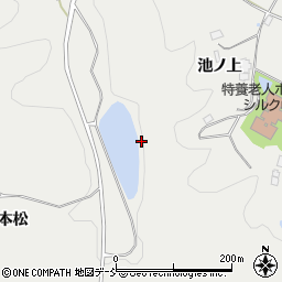 福島県伊達郡川俣町鶴沢溜井周辺の地図
