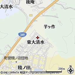 〒960-1432 福島県伊達郡川俣町東大清水の地図