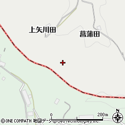 福島県川俣町（伊達郡）鶴沢（大丈窪）周辺の地図