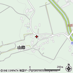 福島県福島市松川町水原（中屋敷）周辺の地図