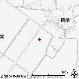 福島県喜多方市関柴町関柴前田周辺の地図