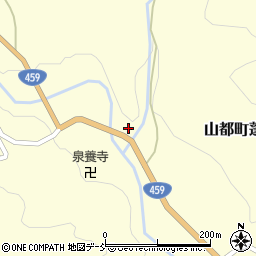 福島県喜多方市山都町蓬莱岩下周辺の地図