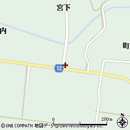 福島県南相馬市原町区大原西前田周辺の地図