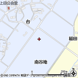 福島県喜多方市岩月町宮津南谷地周辺の地図