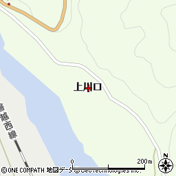 福島県耶麻郡西会津町奥川大字元島上川口周辺の地図