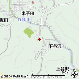 福島県伊達郡川俣町飯坂下谷沢30-1周辺の地図