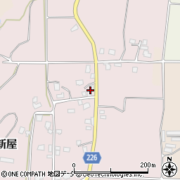 新潟県五泉市新屋153周辺の地図