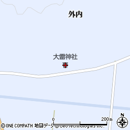 大雷神社周辺の地図