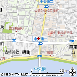 燕ホンダ捧輪店周辺の地図
