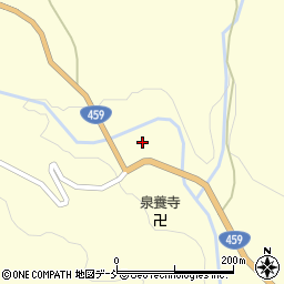 福島県喜多方市山都町蓬莱前田周辺の地図