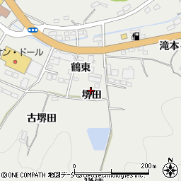 福島県伊達郡川俣町鶴沢堺田周辺の地図