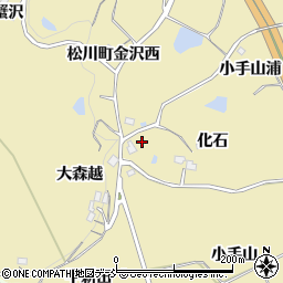 福島県福島市松川町金沢（小手山）周辺の地図