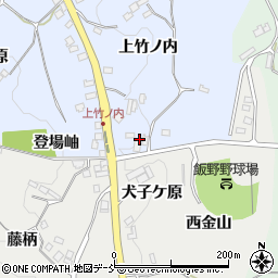 福島県福島市飯野町青木林蔭周辺の地図