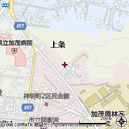 自衛隊新潟地方協力本部加茂地域事務所周辺の地図
