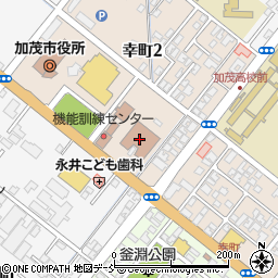 加茂商工会議所周辺の地図
