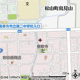 福島県喜多方市東桜ガ丘2丁目9周辺の地図