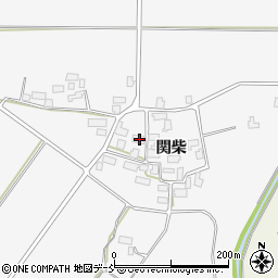 福島県喜多方市関柴町関柴関柴517周辺の地図