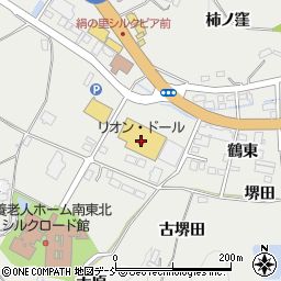 リオン・ドール川俣店周辺の地図