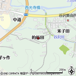 福島県伊達郡川俣町飯坂的板田周辺の地図