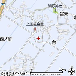 福島県喜多方市岩月町宮津台田926周辺の地図