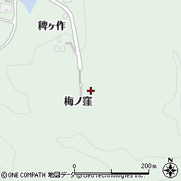 福島県伊達郡川俣町飯坂梅ノ窪周辺の地図