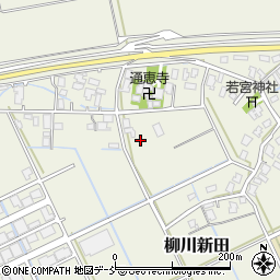 新潟県三条市柳川新田周辺の地図