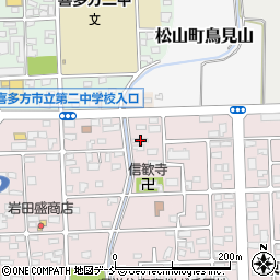 福島県喜多方市東桜ガ丘2丁目8周辺の地図