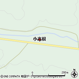 福島県南相馬市原町区大原小高根周辺の地図