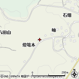 福島県福島市飯野町明治（燈篭木）周辺の地図