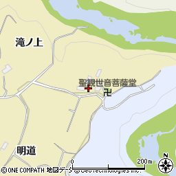福島県福島市松川町金沢（川前）周辺の地図