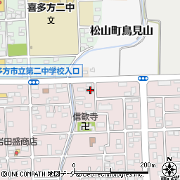 福島県喜多方市東桜ガ丘2丁目16周辺の地図