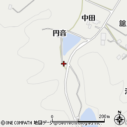 福島県伊達郡川俣町鶴沢大石ヶ作周辺の地図