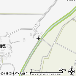 福島県喜多方市関柴町関柴川原周辺の地図
