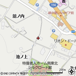 福島県伊達郡川俣町鶴沢周辺の地図