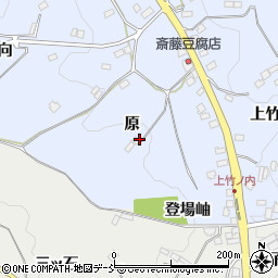 福島県福島市飯野町青木原周辺の地図