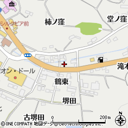 福島県伊達郡川俣町鶴沢鶴東周辺の地図
