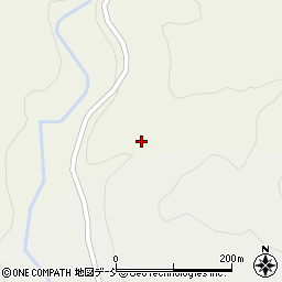 福島県耶麻郡西会津町奥川大字大綱木藺窪周辺の地図