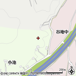 福島県福島市松川町山端周辺の地図